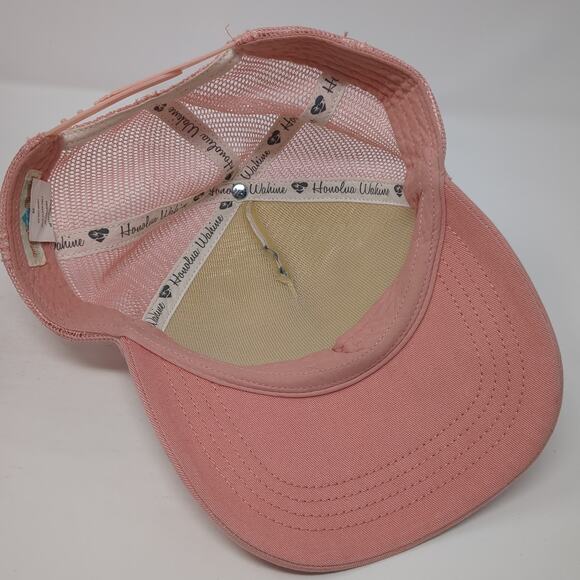 Hawaii Snapback trucker Hat Multicolor OS Adjustable Mesh Back Honolua Wahine - Picture 6 of 9